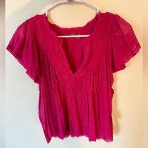 Pink Free People Shirt